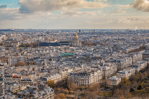 Canvas Print Nice view of Paris
