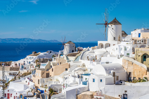 Nice view of Oia in Santorini