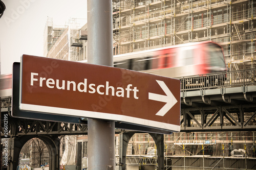 Schild 302 - Freundschaft