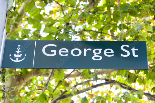 Photography George Street Sign - Sydney - Australia