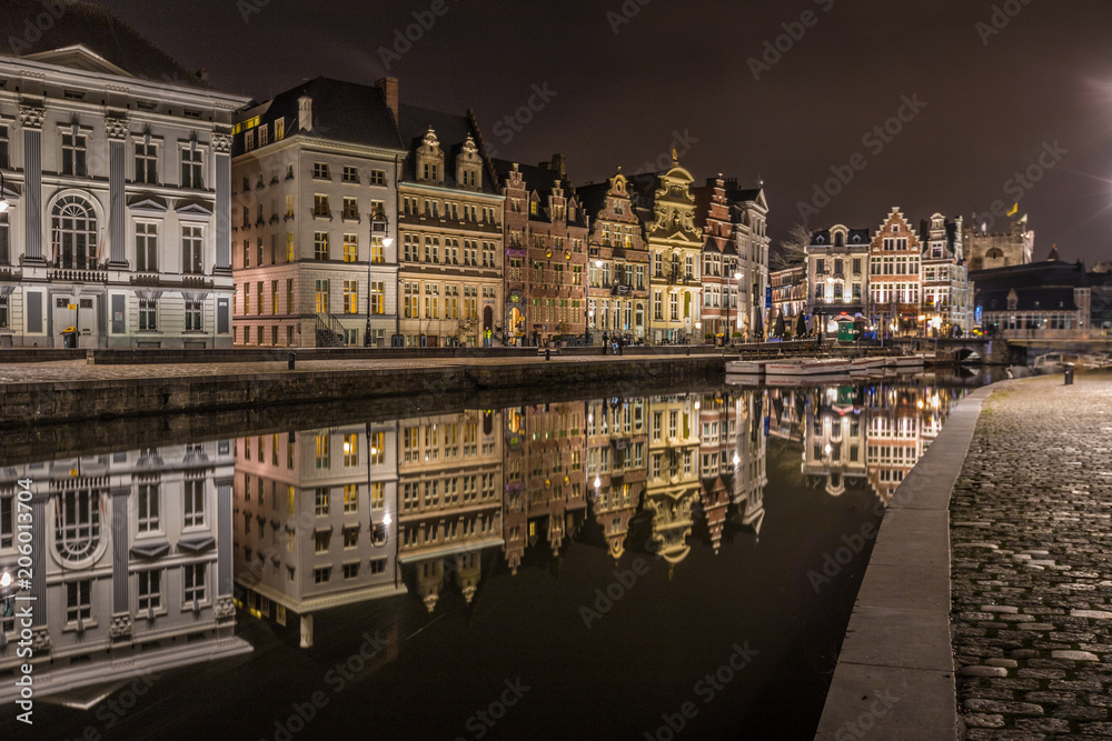 Lights in Ghent Belgium