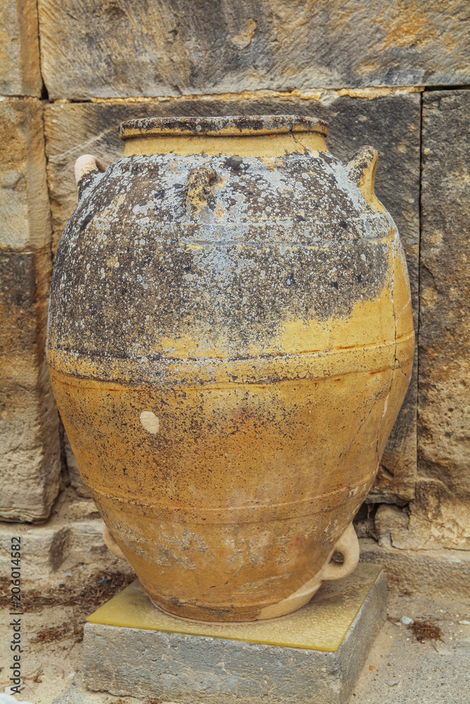 Ancient Minoan big pots from about 2000 BC Ancient Minoan big pots from about 2000 BC