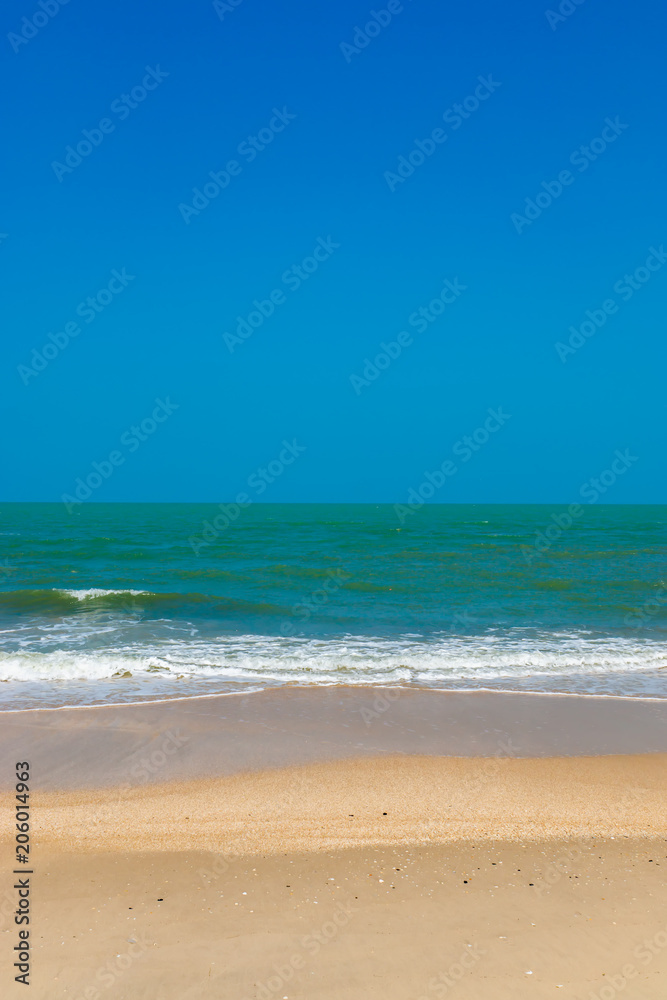 Blue sky on the beach at Andaman sea