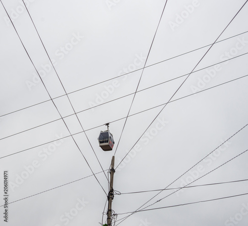 TBILISI, GEORGIA - 30 MARCH 2018: Aerial Cable Car photo