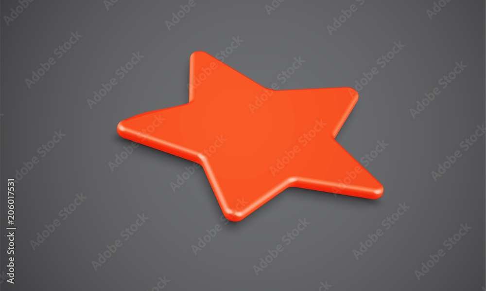 3D star rating or background, vector illustartion 3D star rating or background, vector illustartion