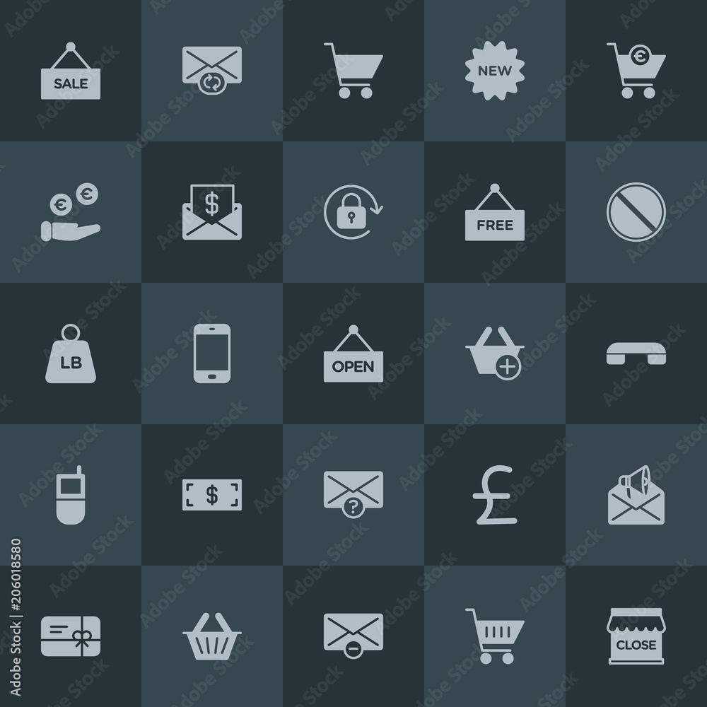 Modern Simple Set of money, mobile, email, shopping Vector fill Icons. Contains such Icons as gift, currency, cash, cart, delete, card and more on dark background. Fully Editable. Pixel Perfect. Modern Simple Set of money, mobile, email, shopping Vector fill Icons. Contains such Icons as gift, currency, cash, cart, delete, card and more on dark background. Fully Editable. Pixel Perfect.
