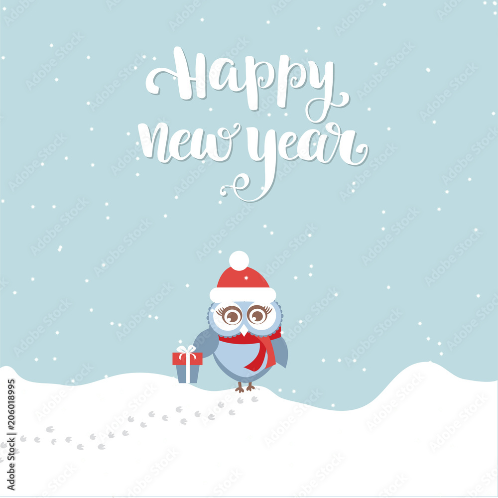 Christmas and New Year's card Christmas and New Year's card