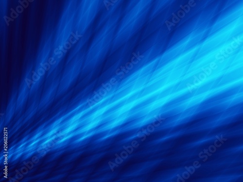 Power blue flow texture rays abstract depth background