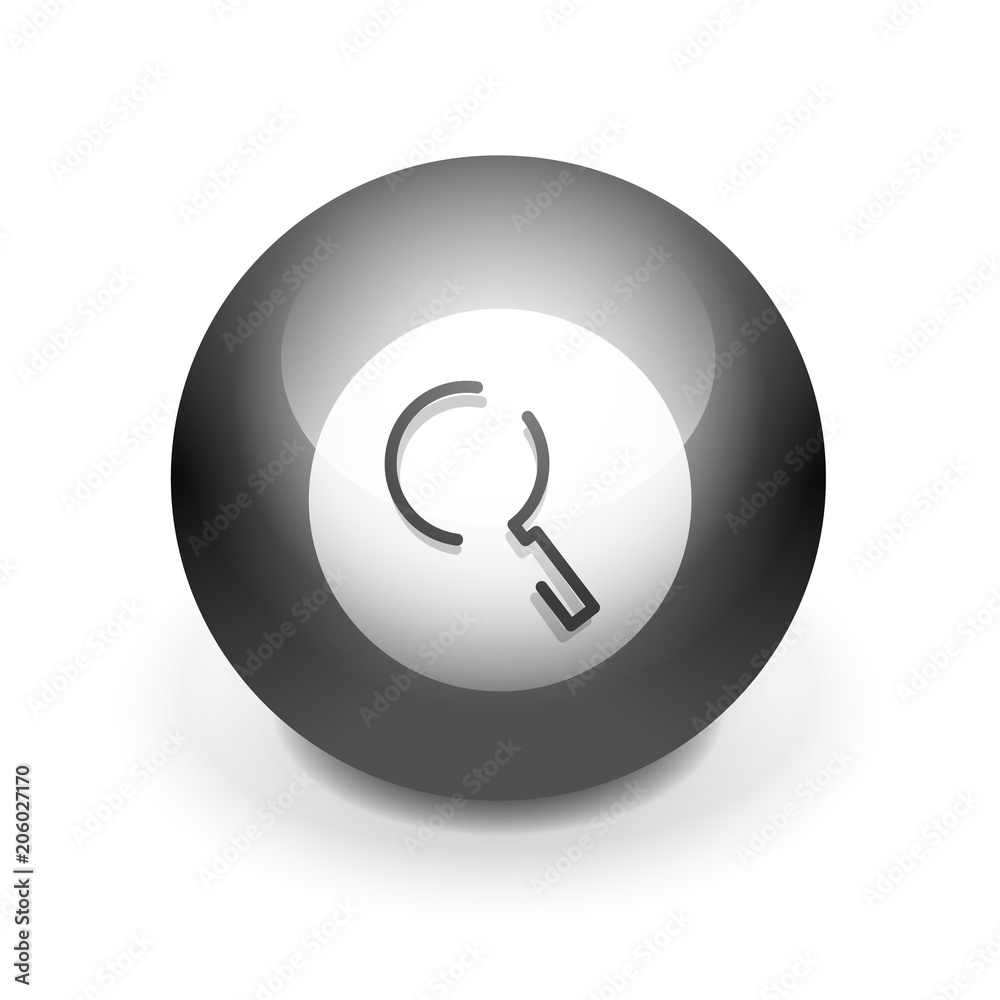 Search magnifyier web button, magnify icon. Modern magnifying glass sign, web site design or mobile app Search magnifyier web button, magnify icon. Modern magnifying glass sign, web site design or mobile app