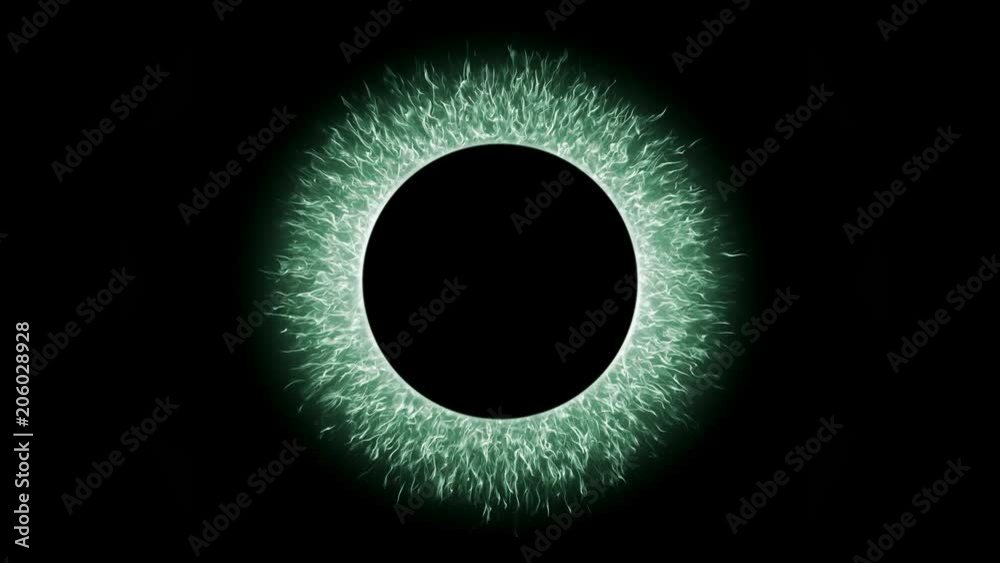 Exotic and fancy black hole in a dark background Exotic and fancy black hole in a dark background