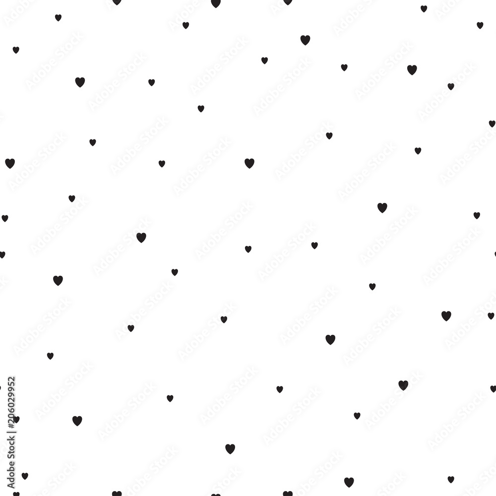 Seamless pattern with small hearts Seamless pattern with small hearts
