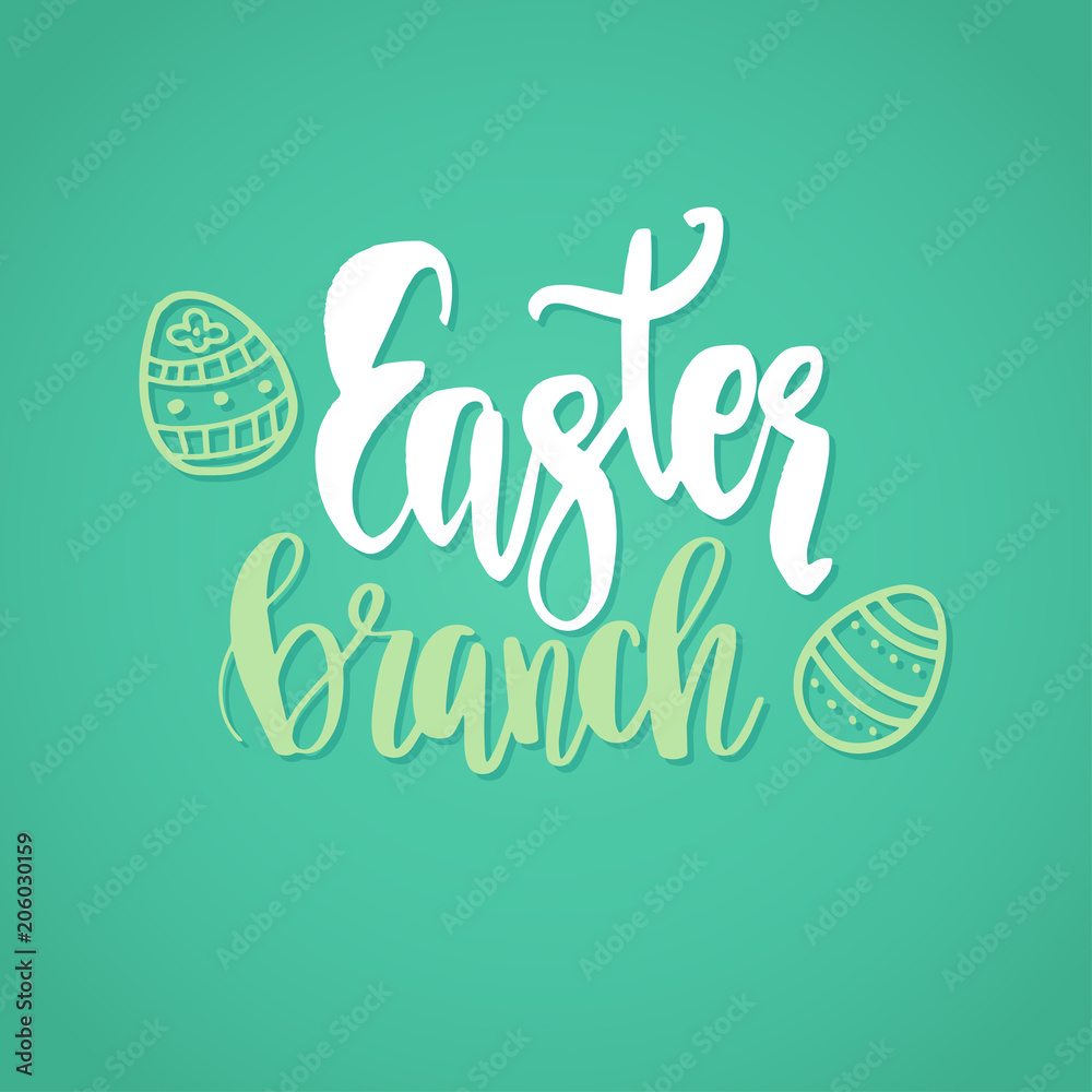 Hand drawn easter greeting card. Hand drawn easter greeting card.