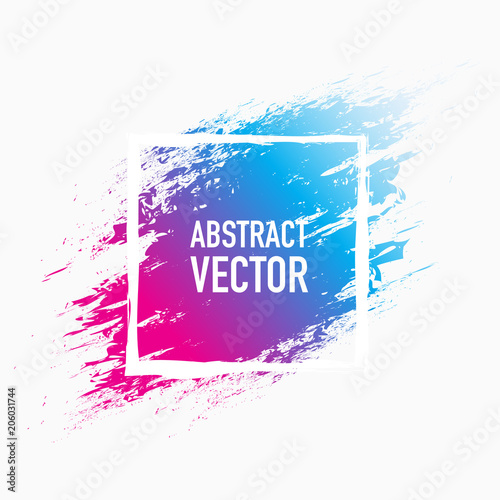 abstract colour splash