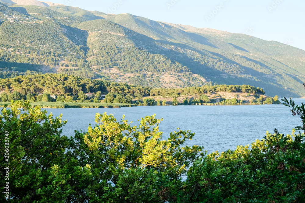 Pamvotida See in Ioannina in Griechenland