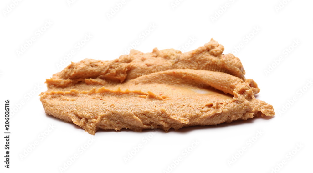 Pate, pasty spread isolated on white background