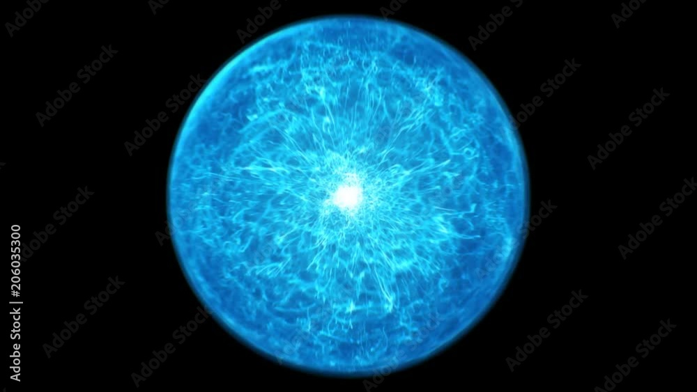 Blue and bright abstract in a dark background Blue and bright abstract in a dark background