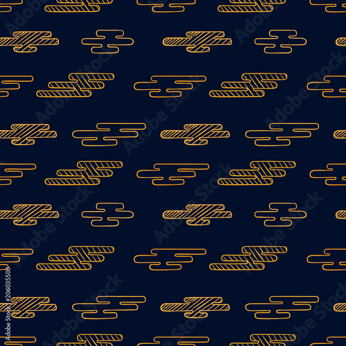 Asian pattern. Kabuki. Japanese doodles. Kabuki theatre elements. Kimono. Asia culture symbols. Oriental ornament. Chinese sketch. Fashion. China. Japan. Singapore. Korea. Vietnam. Fabric design.