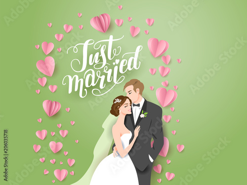 Green holiday wedding