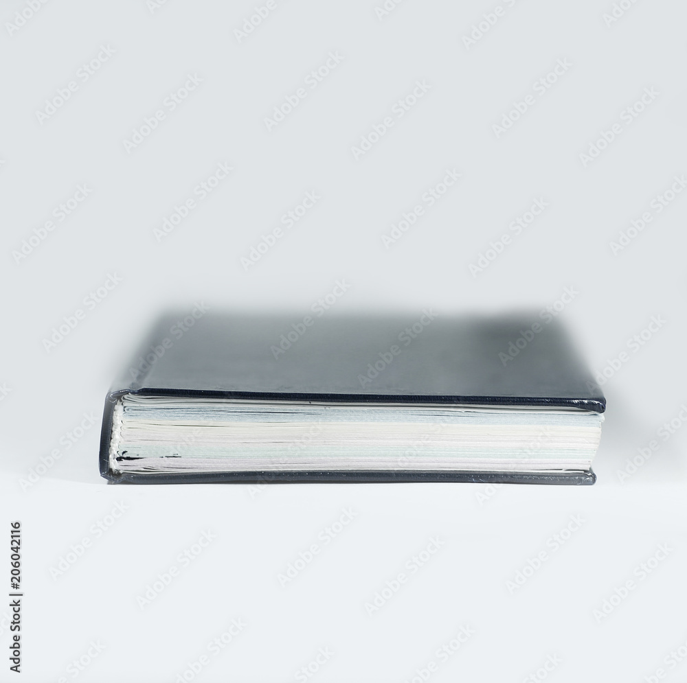 closed book in black cover.photo with copy space closed book in black cover.photo with copy space