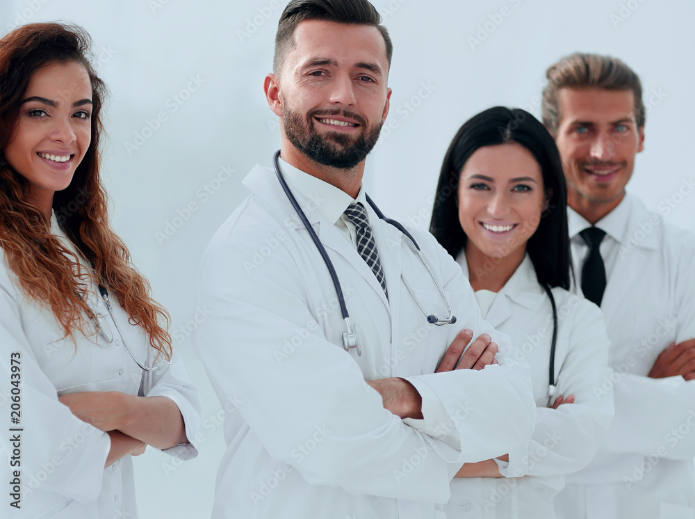 closeup.a group of doctors. closeup.a group of doctors.