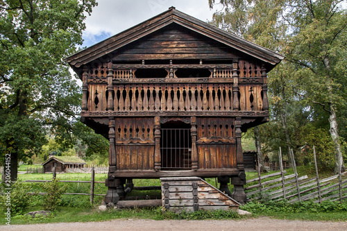 Ancient Stabbur from Hallingdal photo