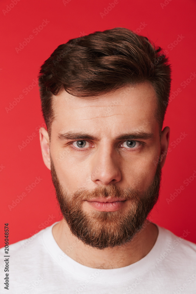 Obraz premium Handsome serious young man