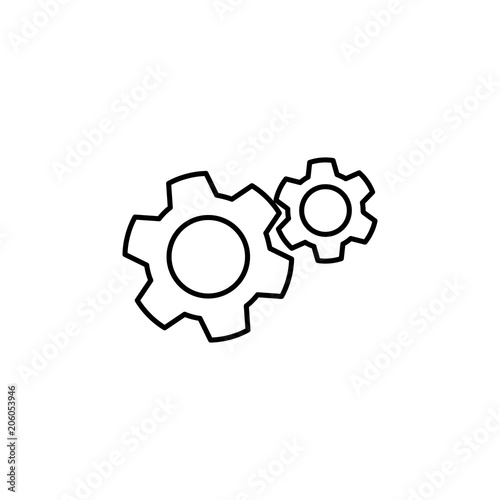 mechanism icon. Element of mobile banking for smart concept and web apps. Thin line mechanism icon can be used for web and mobile