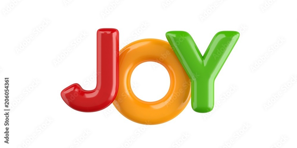 isolated colorfull 3d Kid Name balloon font Joy isolated colorfull 3d Kid Name balloon font Joy