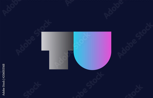 Free Download initial alphabet letter tu t u logo company icon design - GFXLoad