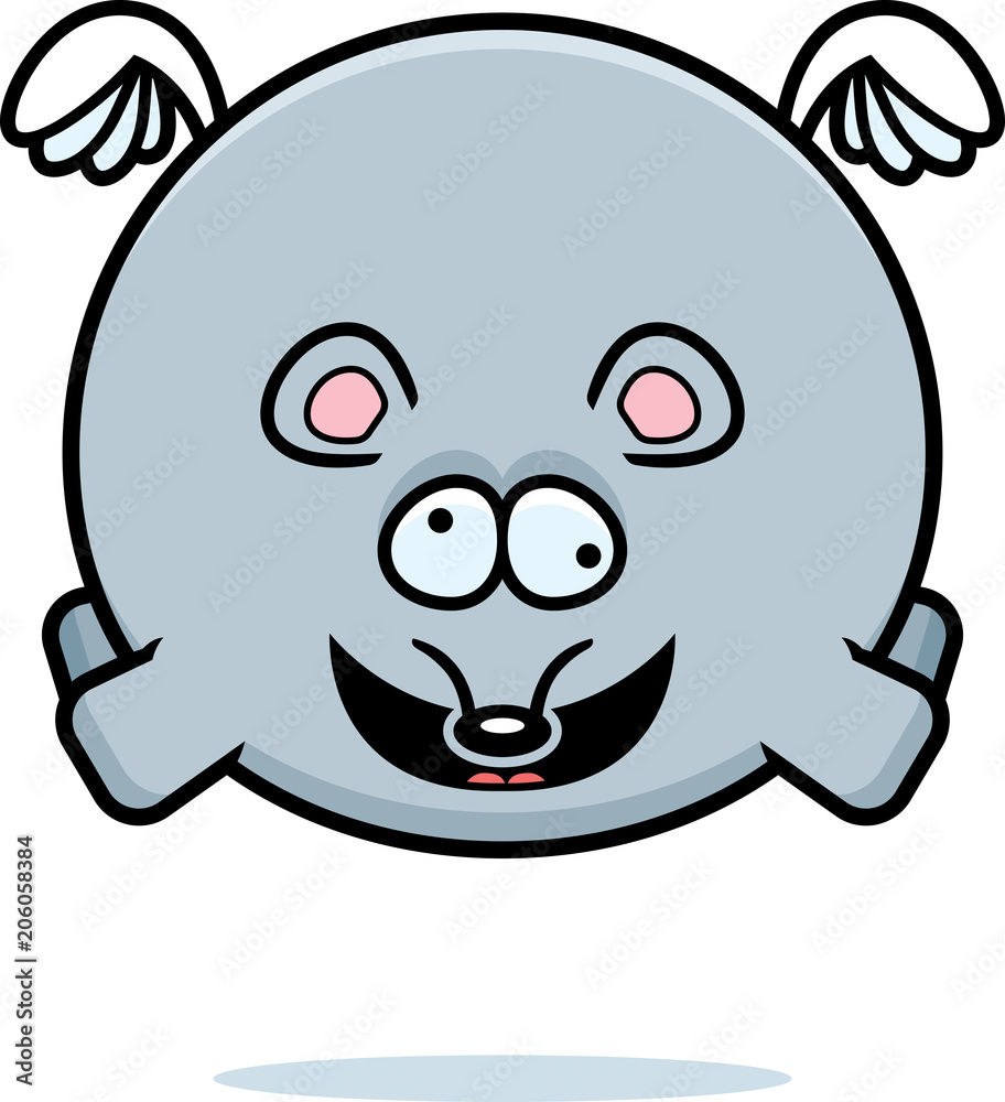 Obraz premium Crazy Cartoon Mouse