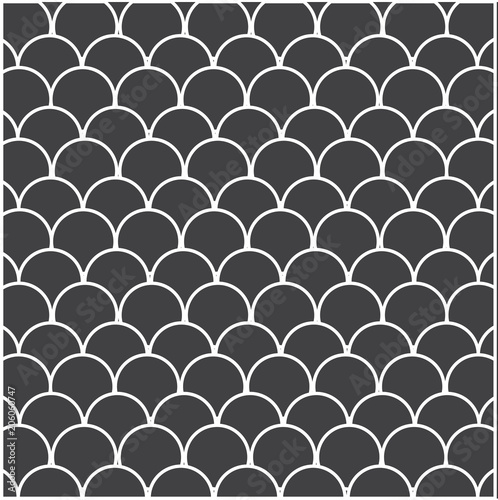 Seamless abstract wave pattern modern stylish vector