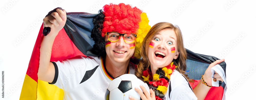 Fototapeta premium Fussball Fans Deutschland 