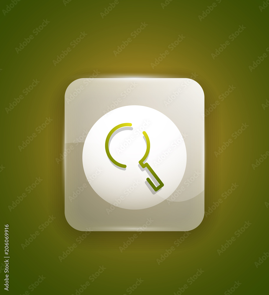 Search magnifyier web button, magnify icon. Modern magnifying glass sign, web site design or mobile app Search magnifyier web button, magnify icon. Modern magnifying glass sign, web site design or mobile app