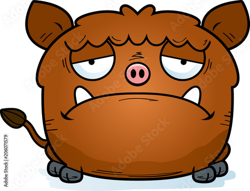 Sad Little Boar