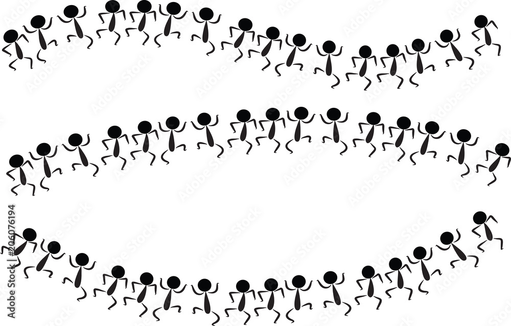 people vector border