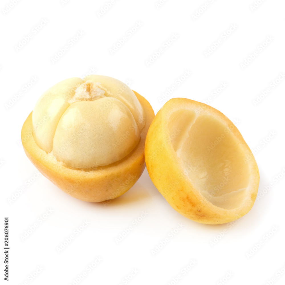 Rambeh tropical fruit isolated on a white background