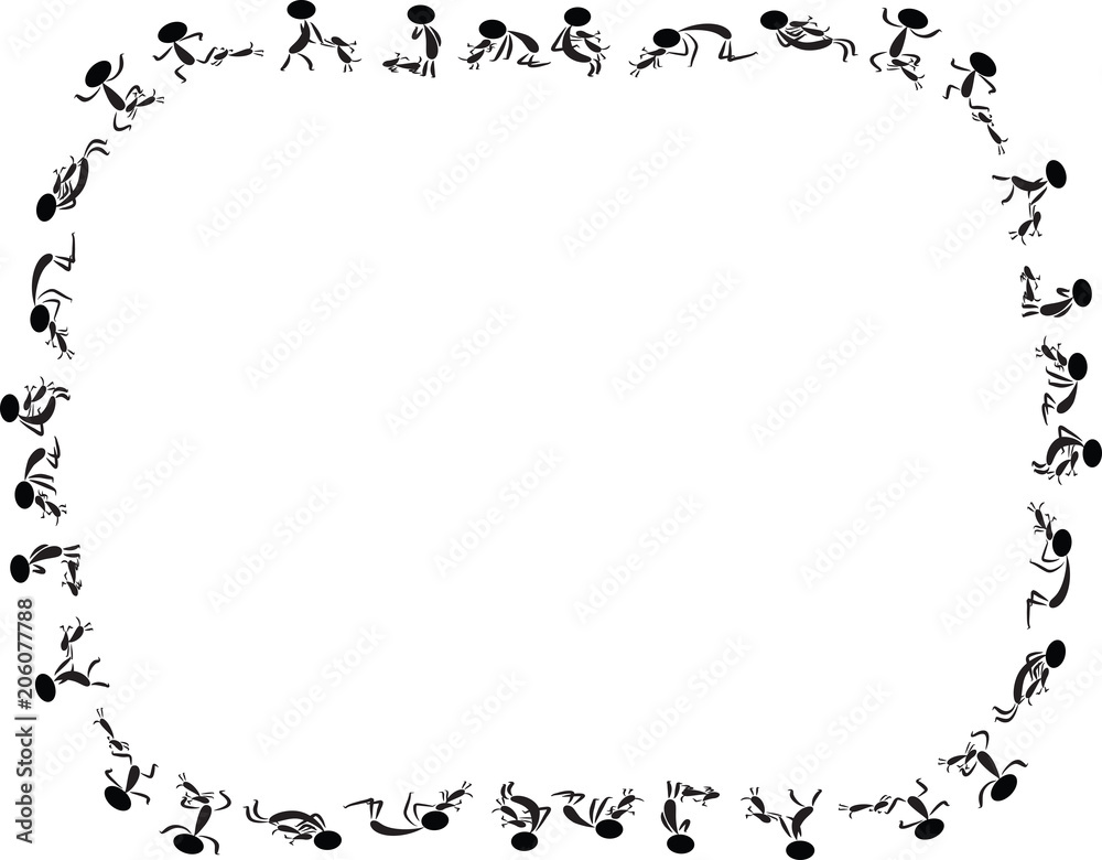 people with love vector border people with love vector border