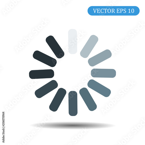 Loading icon. Vector illustration eps 10