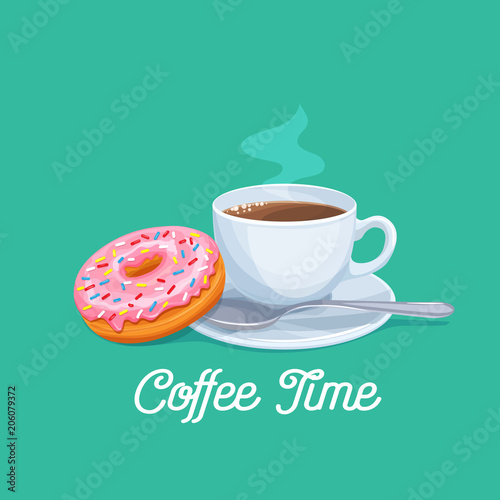 coffee and donut