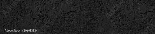 panorama front-end black concrete uneven cracked background