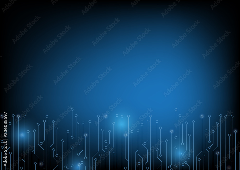 Abstract technology concept background, Vector illustration.