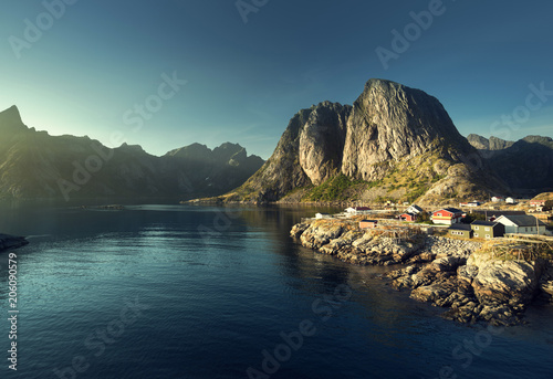 sunset - Reine  Lofoten islands  Norway