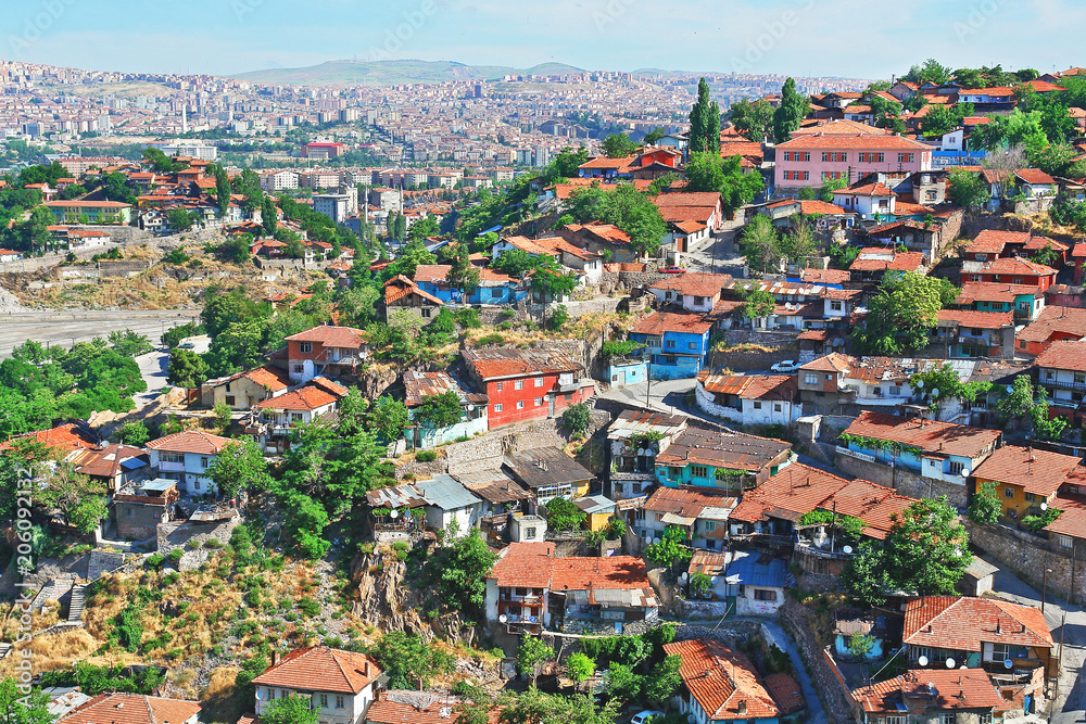 Panorama of the capital city of Turkey -  Ankara
