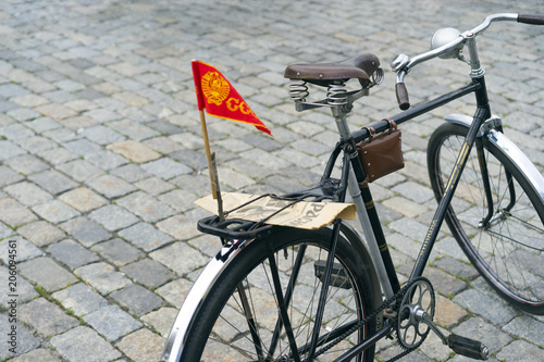 Soviet Union, the bike of the USSR. nostalgia photo