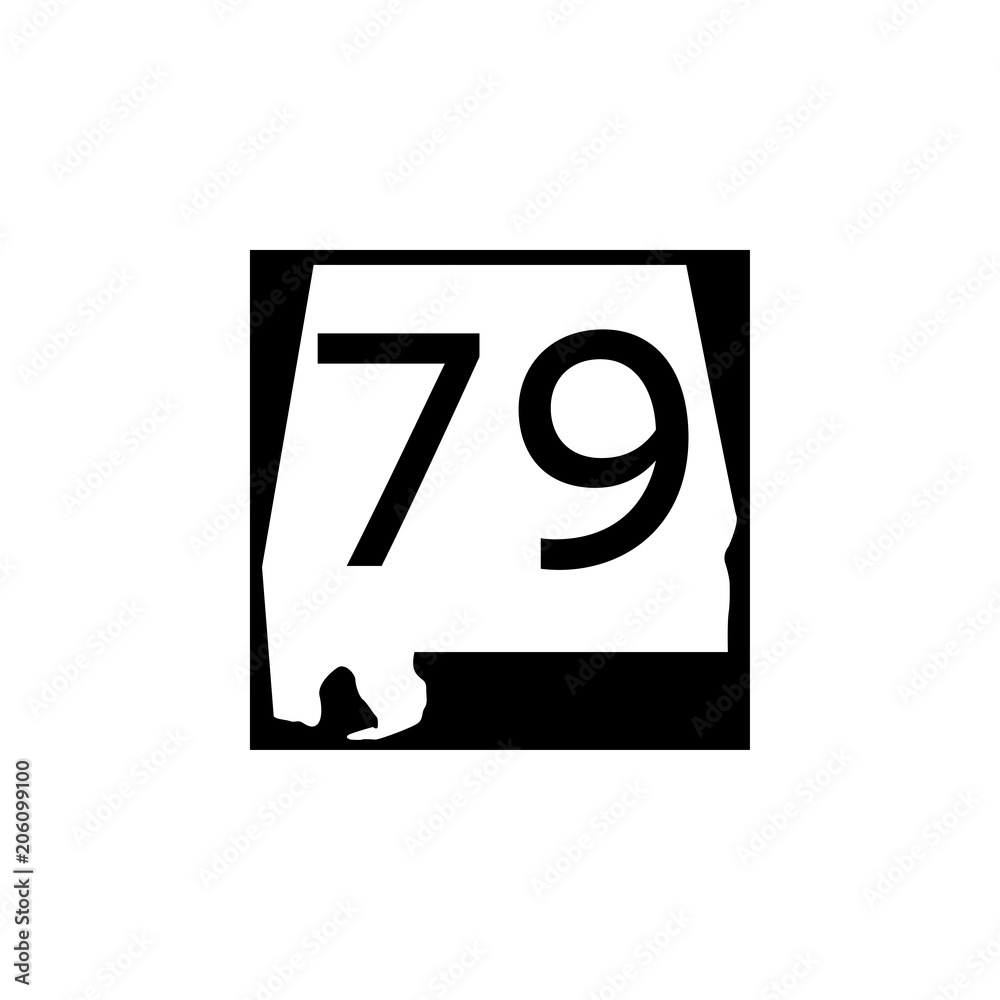 USA traffic road signs. state route sign. vector illustration USA traffic road signs. state route sign. vector illustration