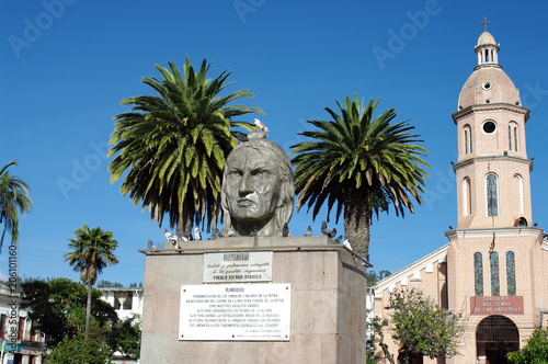 Monument à un général inca photo