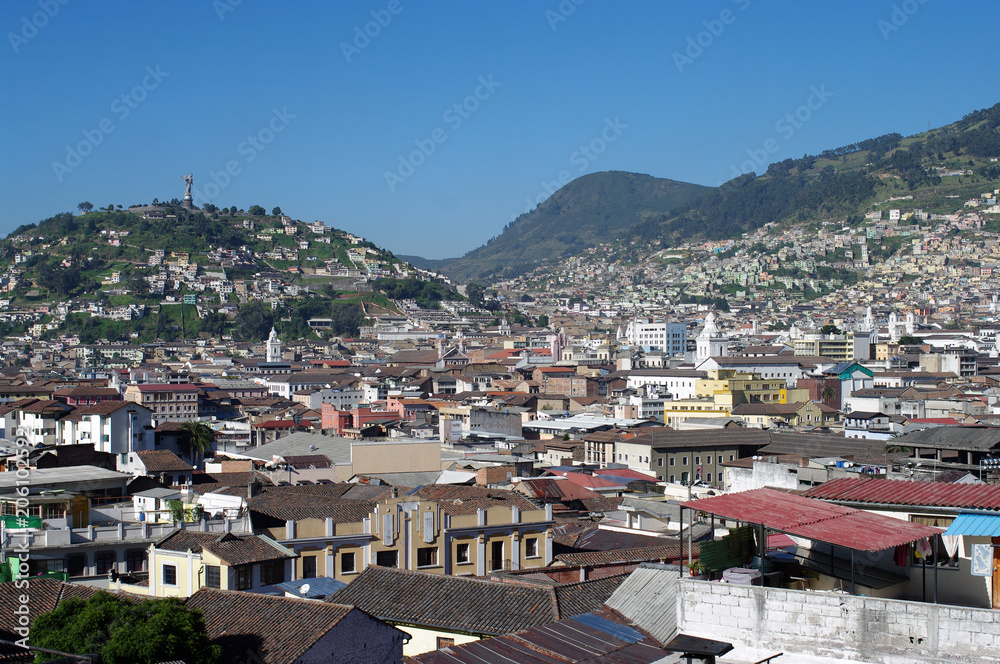 Panorama de la ville de Quito