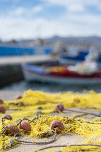 Photography Fishing nets boat