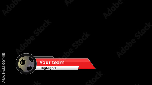 Animated Sports Lower Thirds