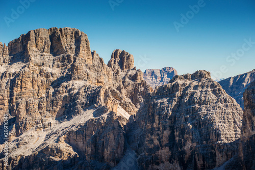 beautiful landscape scenery of italien dolomites, rifugio lagazuoi, cortina d´ampezzo, passo falzarego © martingaal